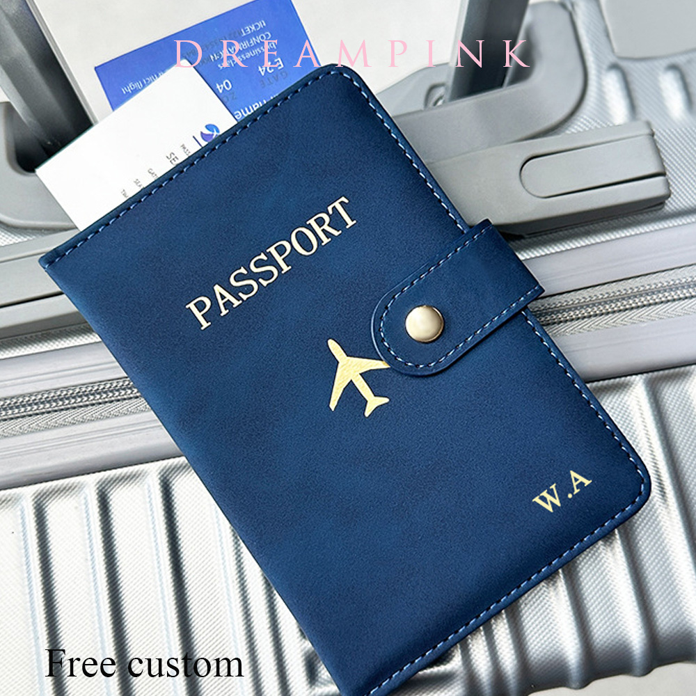 Travel Organizer Men - Personalize nome viagem passaporte carteira de