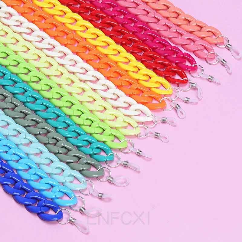 Men Accessories Neck Chain - Jnpcxi moda acrílico óculos de sol