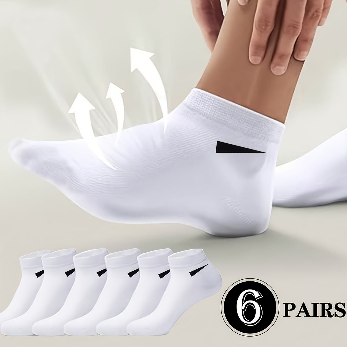 Men Accessories All - 6/12 meias invisíveis unissex de corte