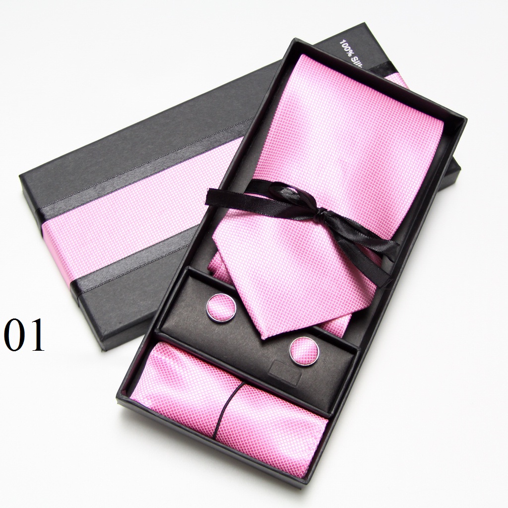 Conjunto de Gravatas Sólidas,  - Neck Tie Set Box avaliação e preço