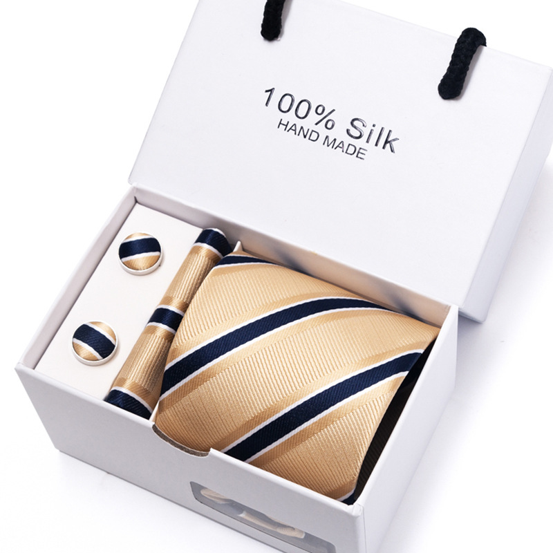 Nova flor masculina bolinhas m - Neck Tie Set Box avaliação e preço