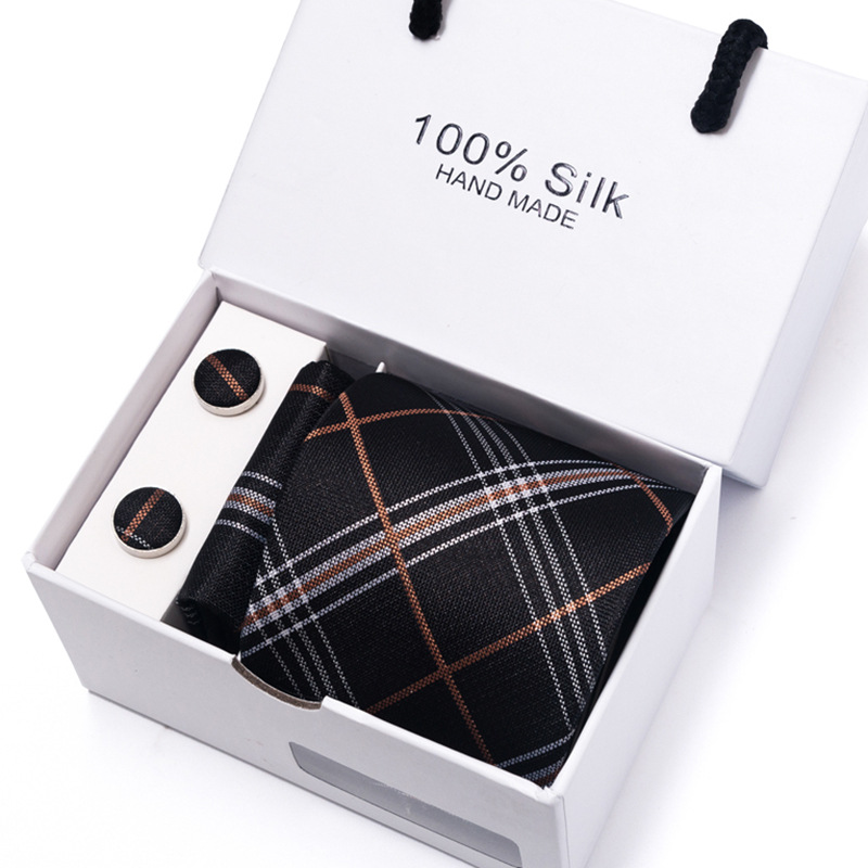 Nova flor masculina bolinhas m - Neck Tie Set Box avaliação e preço