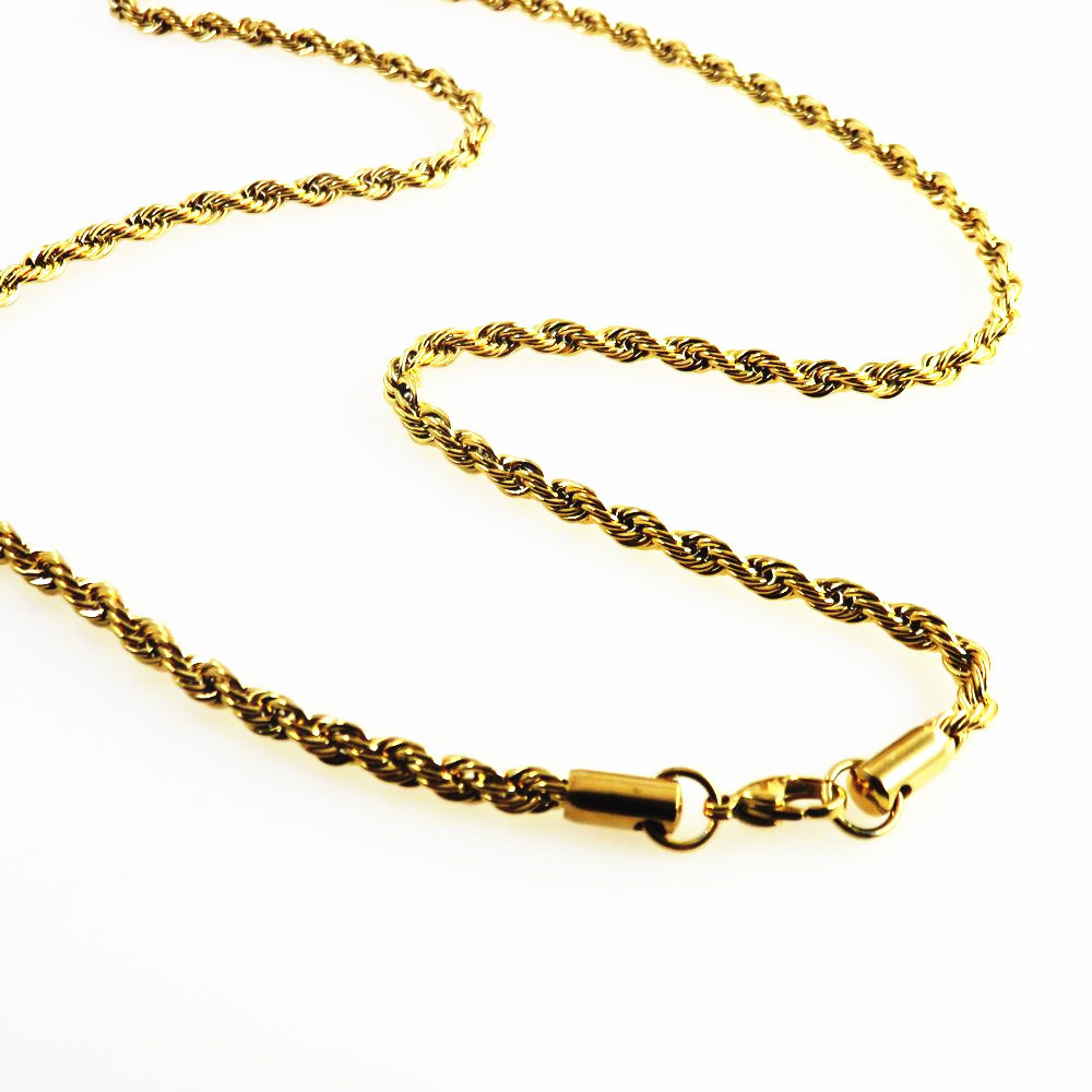 Corrente longa de corda torcid - Men Accessories Neck Chain avaliação e preço