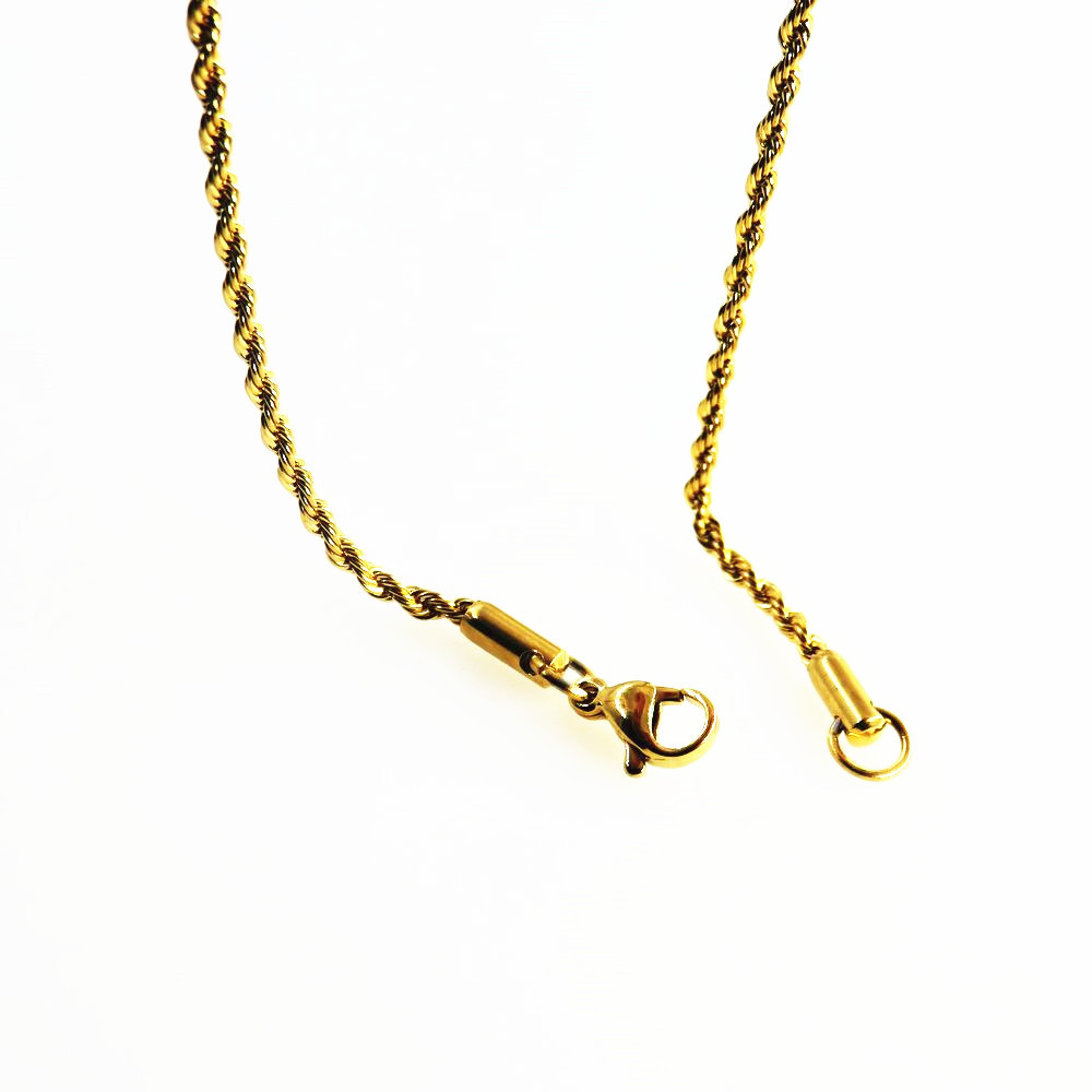 Corrente longa de corda torcid - Men Accessories Neck Chain avaliação e preço