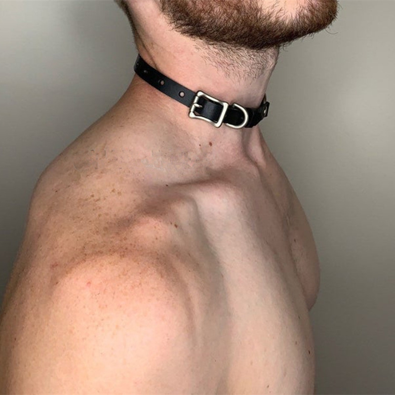 Gargantilha elegante de couro  - Men Accessories Neck Chain avaliação e preço
