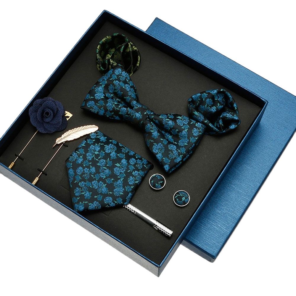 Gravata de seda luxuosa para h - Neck Tie Set Box avaliação e preço