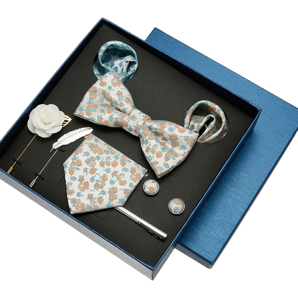 Gravata de seda luxuosa para h - Neck Tie Set Box avaliação e preço