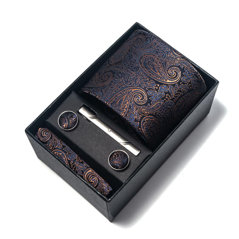 Venda quente 8 cm gravata lenç - Neck Tie Set Box avaliação e preço
