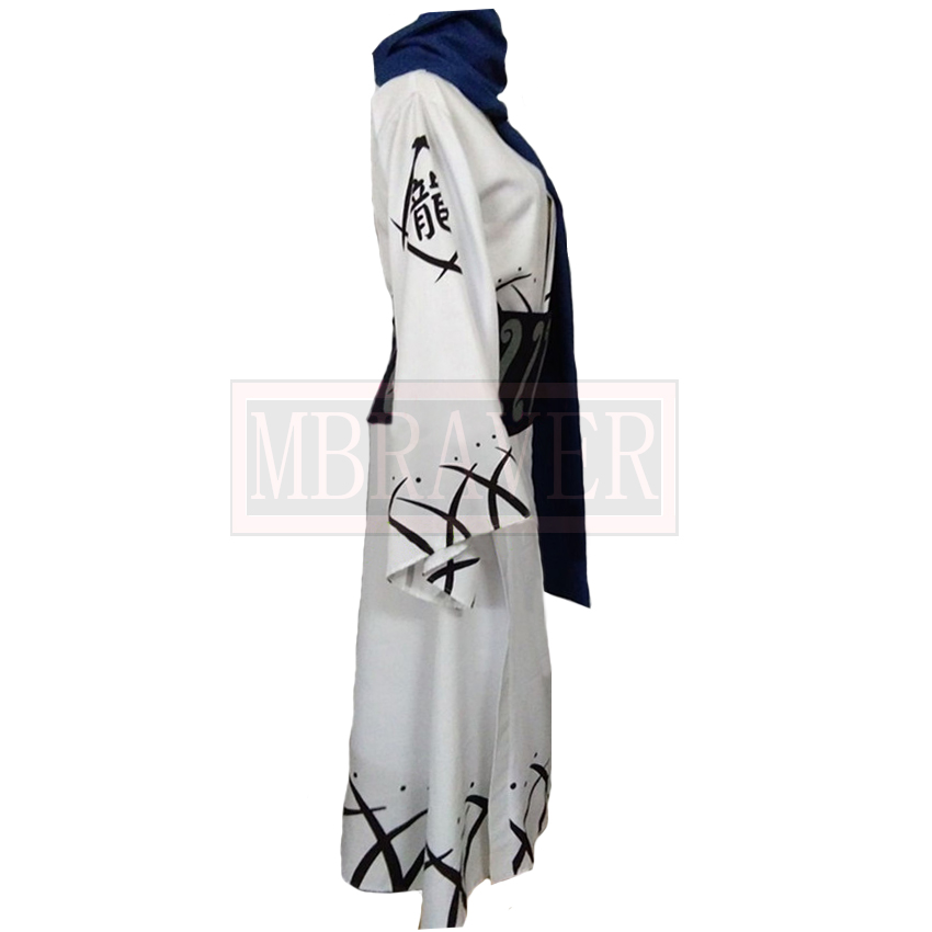 Samurai ryuma azul branco quim - Men'S Kimono Accessories avaliação e preço