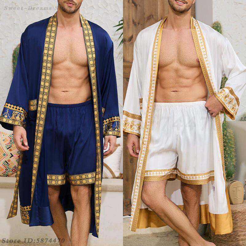 Conjunto de pijamas de roupão  - Men'S Kimono Accessories avaliação e preço