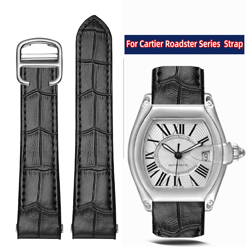 19mm 20mm Para Cartier Roadste - Men'S Accessories Cartier avaliação e preço